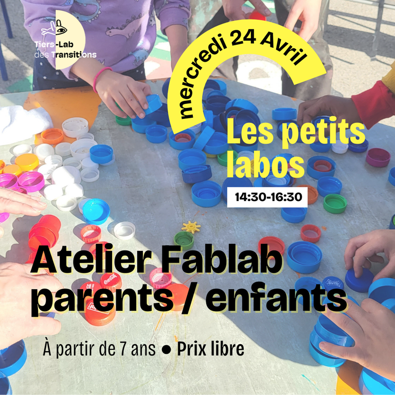 Atelier parents-enfants 💛 Fabrique ton objet en plastique recyclé avec les Petits Labos